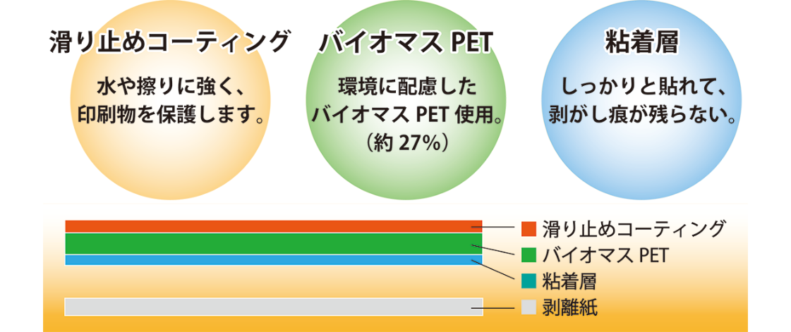 ハードコートラミの構造